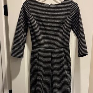 Striped Black and White Dress
